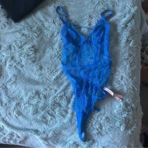 Victoria’s Secret Blue Lace Teddy